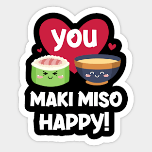 Sushi Maki Soup Funny Soy Sauce Tempura Sticker